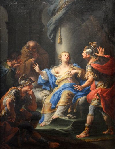 Lucrèce pleurant sa disgrâce - Andrea Casali